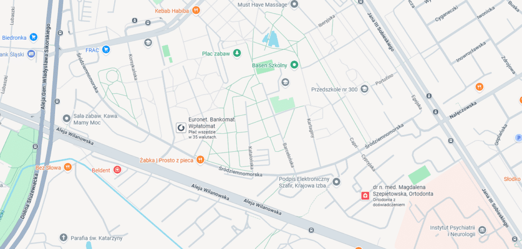 mapa gdzie jest serwis kas posnet Warszawa